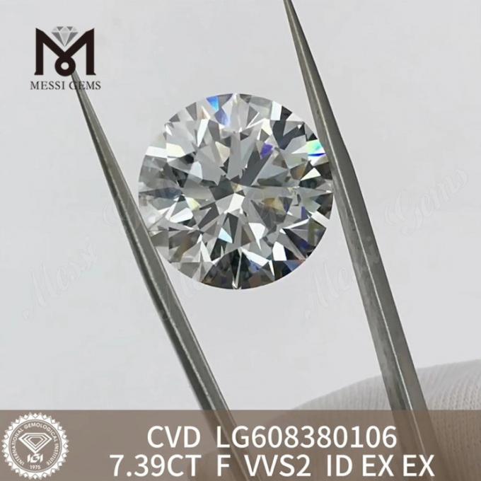 Round flawless vvs simulated diamonds के बारे में नवीनतम कंपनी की खबर प्रयोगशाला हीरे के आकार का विस्तृत विश्लेषण 1