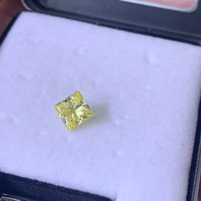खरीदें 1.37CT फैंसी गहन पीला VVS1 EX VG सीवीडी लैब मेड डायमंड्स प्रिंसेस कट आईजीआई प्रमाणित online manufacture