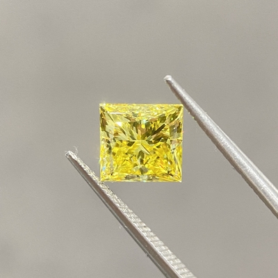खरीदें वीवीएस2 2.14ct प्रयोगशाला निर्मित कैनरी डायमंड सीवीडी एचपीएचटी डायमंड OEM online manufacture