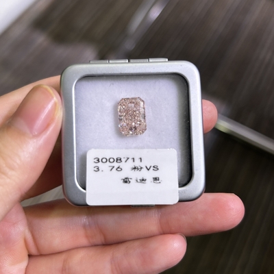 खरीदें सीवीडी 3.76ct सिंथेटिक गुलाबी हीरा प्रयोगशाला निर्मित उज्ज्वल कट हीरा online manufacture