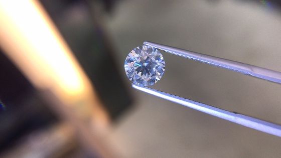 1.05CT D VVS2 HPHT ज्वैलरी बनाने के लिए प्रयोगशाला में उगाया गया हीरा गोल कट