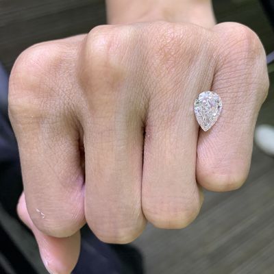 2.39CT F VS1 EX VG सीवीडी ढीला उगा हुआ हीरा आईजीआई प्रमाण पत्र LG630433625