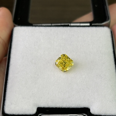 2.03ct VS2 पीला हीरा प्रयोगशाला में उगाया गया सीवीडी एचपीएचटी प्रयोगशाला में उगाया गया हीरा